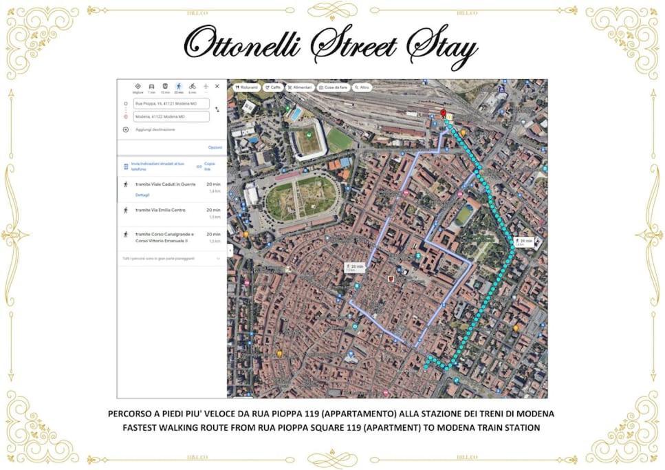 Ottonelli Street Stay- Wifi Fibra Free Tra Storchi & Centro Storico Modena Exterior foto